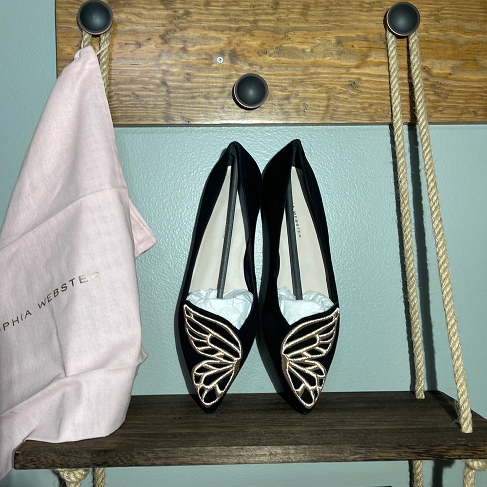 Sophia Webster Bibi Butterfly Flats